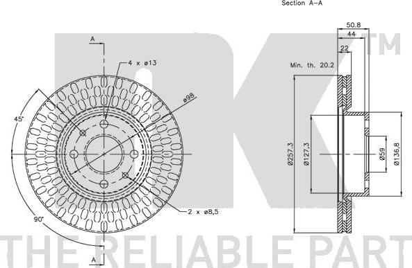 NK 209924 - Discofreno www.autoricambit.com