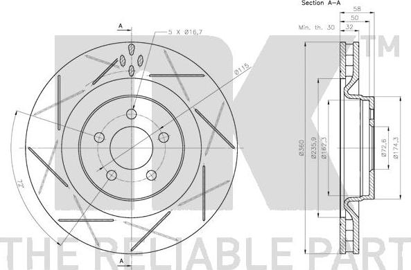 NK 209318 - Discofreno www.autoricambit.com