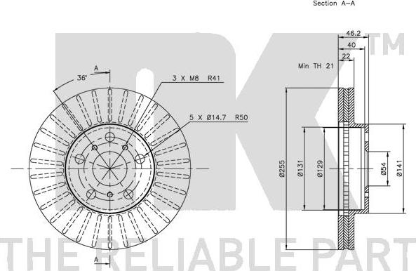 NK 204545 - Discofreno www.autoricambit.com