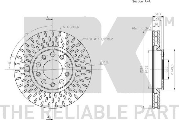 NK 311034 - Discofreno www.autoricambit.com