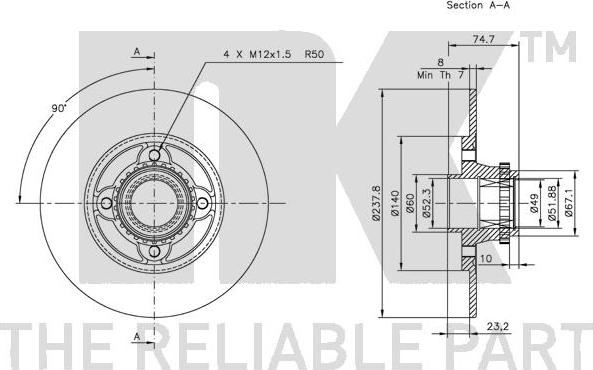 NK 313944 - Discofreno www.autoricambit.com