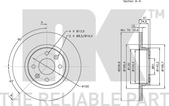 NK 203939 - Discofreno www.autoricambit.com