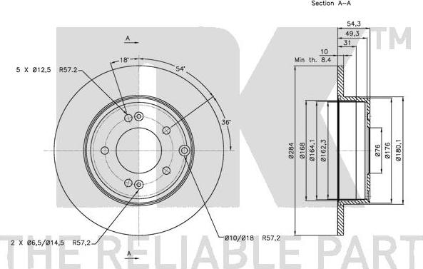 NK 203425 - Discofreno www.autoricambit.com