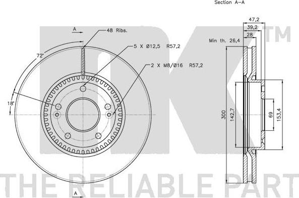 NK 203422 - Discofreno www.autoricambit.com