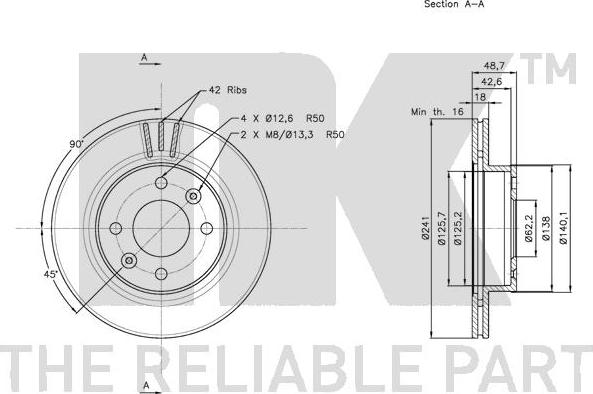 NK 313517 - Discofreno www.autoricambit.com