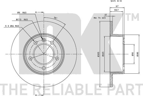 NK 313643 - Discofreno www.autoricambit.com