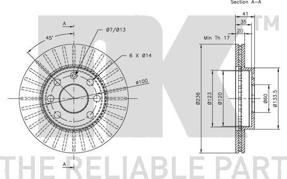 NK 203608 - Discofreno www.autoricambit.com