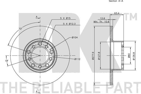 NK 203304 - Discofreno www.autoricambit.com