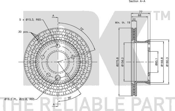 NK 203377 - Discofreno www.autoricambit.com