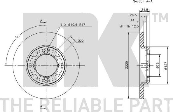 NK 203210 - Discofreno www.autoricambit.com