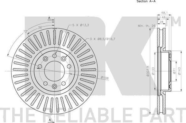 NK 313742 - Discofreno www.autoricambit.com