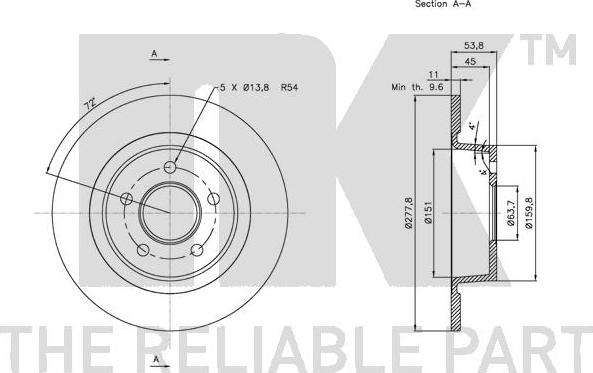 NK 202564 - Discofreno www.autoricambit.com