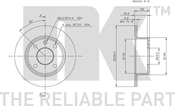 NK 202513 - Discofreno www.autoricambit.com