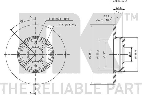 NK 202308 - Discofreno www.autoricambit.com