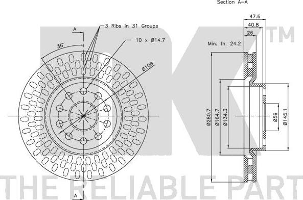 NK 202335 - Discofreno www.autoricambit.com