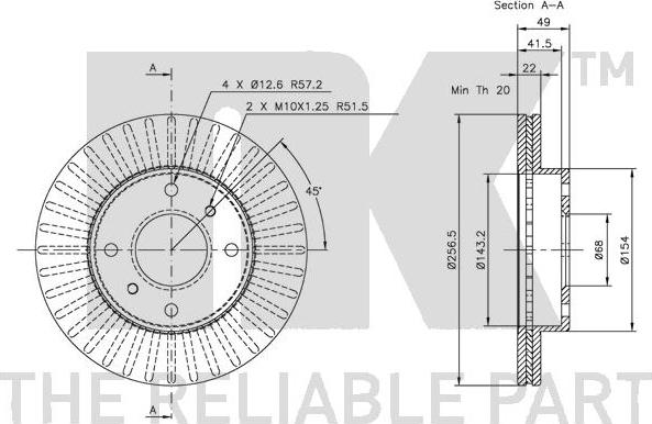 NK 202231 - Discofreno www.autoricambit.com