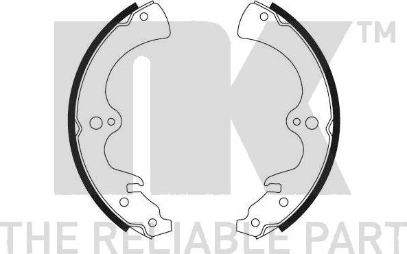 NK 2732431 - Kit freno, freni a tamburo www.autoricambit.com