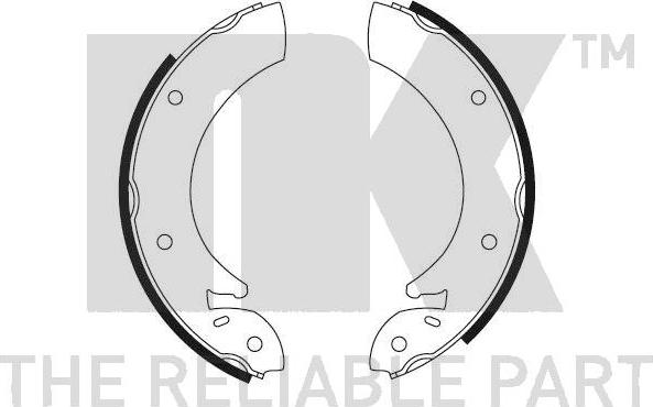 NK 2725056 - Kit freno, freni a tamburo www.autoricambit.com