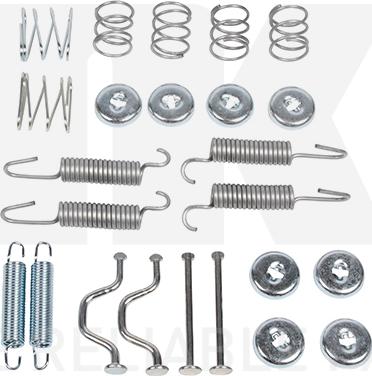 NK 7945816 - Kit accessori, Ganasce freno stazionamento www.autoricambit.com