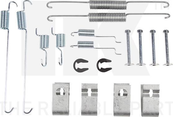 NK 7951815 - Kit accessori, Ganasce freno stazionamento www.autoricambit.com