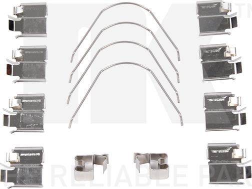 NK 7952651 - Kit accessori, Pastiglia freno www.autoricambit.com