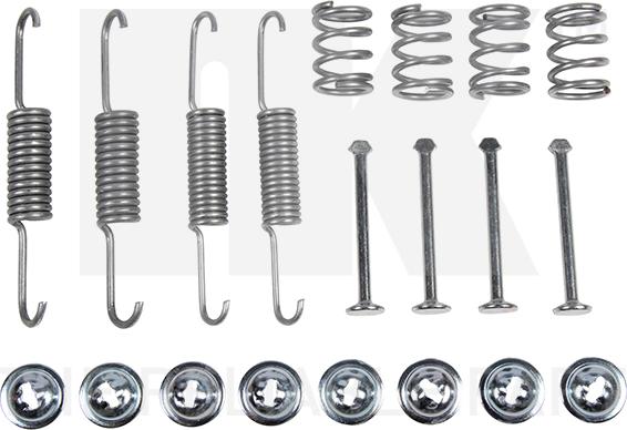 NK 7934880 - Kit accessori, Ganasce freno stazionamento www.autoricambit.com