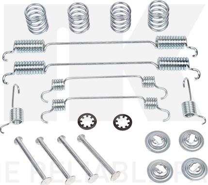 NK 7923740 - Kit accessori, Ganasce freno stazionamento www.autoricambit.com