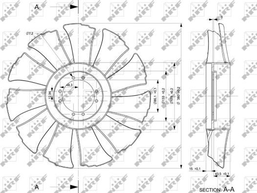 NRF 49846 - Girante, Raffreddamento motore www.autoricambit.com