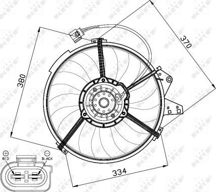 NRF 47474 - Ventola, Raffreddamento motore www.autoricambit.com