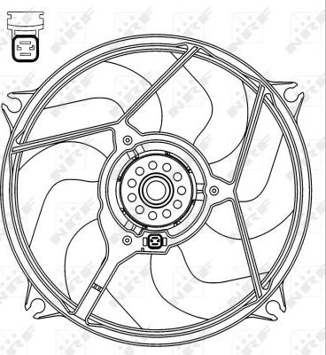 NRF 47069 - Ventola, Raffreddamento motore www.autoricambit.com