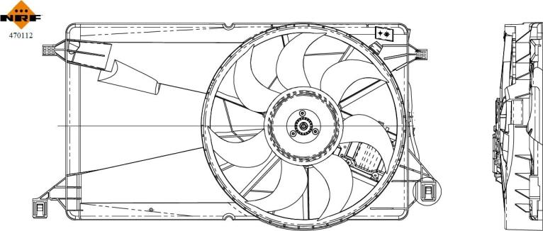 NRF 470112 - Ventola, Raffreddamento motore www.autoricambit.com