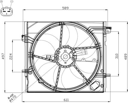 NRF 47897 - Ventola, Raffreddamento motore www.autoricambit.com