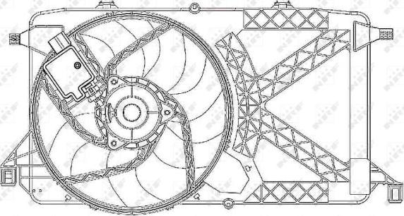 NRF 47264 - Ventola, Raffreddamento motore www.autoricambit.com