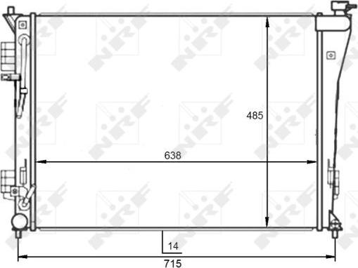 NRF 59097 - Radiatore, Raffreddamento motore www.autoricambit.com