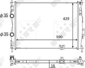 NRF 59061 - Radiatore, Raffreddamento motore www.autoricambit.com