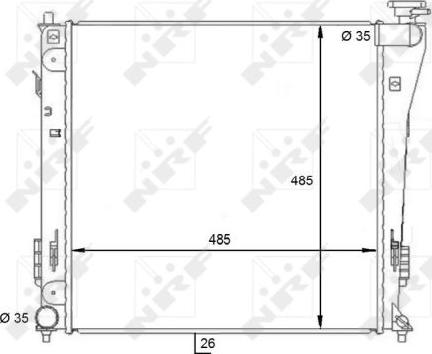 NRF 59086 - Radiatore, Raffreddamento motore www.autoricambit.com