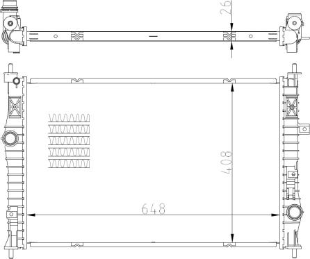 NRF 59355 - Radiatore, Raffreddamento motore www.autoricambit.com