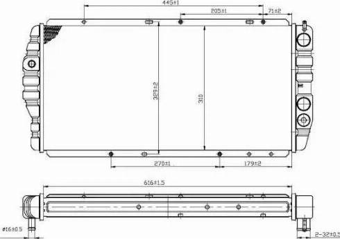 NRF 54699 - Radiatore, Raffreddamento motore www.autoricambit.com