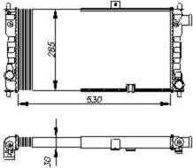 NRF 54704 - Radiatore, Raffreddamento motore www.autoricambit.com