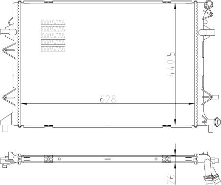 NRF 550089 - Radiatore, Raffreddamento motore www.autoricambit.com