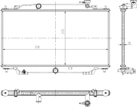 NRF 550024 - Radiatore, Raffreddamento motore www.autoricambit.com