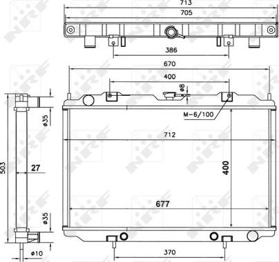 NRF 56087 - Radiatore, Raffreddamento motore www.autoricambit.com