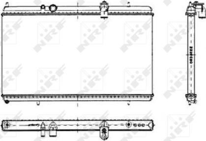 NRF 50444 - Radiatore, Raffreddamento motore www.autoricambit.com