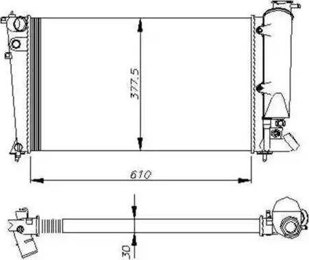 NRF 50415 - Radiatore, Raffreddamento motore www.autoricambit.com