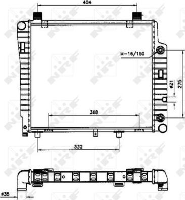 NRF 50534 - Radiatore, Raffreddamento motore www.autoricambit.com