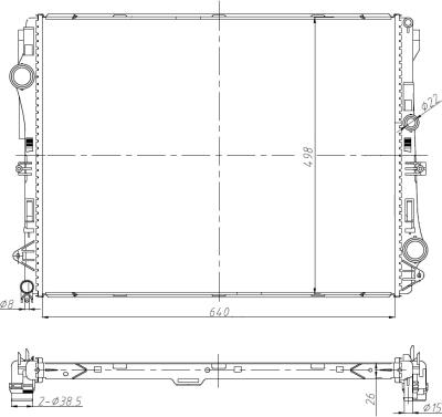 NRF 50041 - Radiatore, Raffreddamento motore www.autoricambit.com