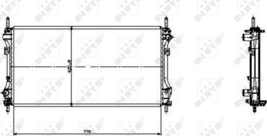 NRF 519697 - Radiatore, Raffreddamento motore www.autoricambit.com