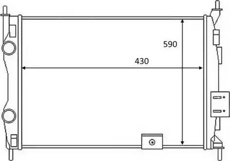 NRF 58459 - Radiatore, Raffreddamento motore www.autoricambit.com