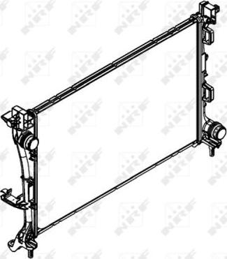 NRF 58422 - Radiatore, Raffreddamento motore www.autoricambit.com
