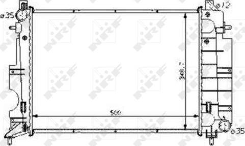 NRF 58108 - Radiatore, Raffreddamento motore www.autoricambit.com